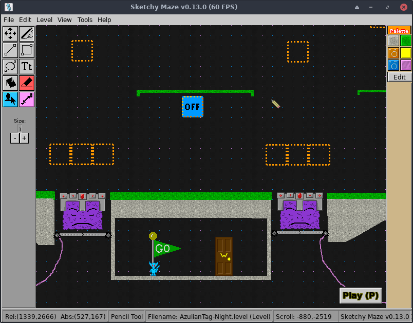 Level Editor View